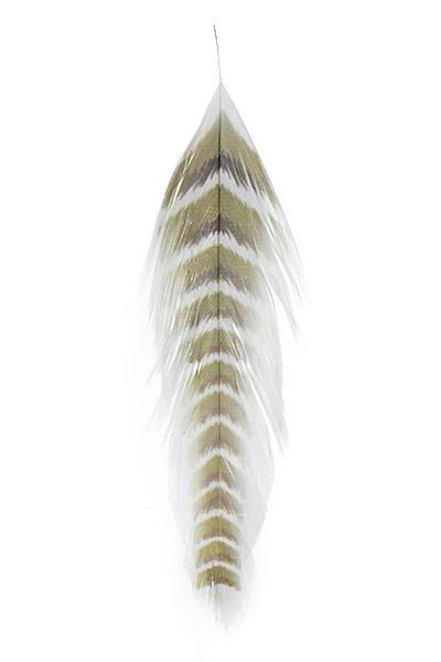 MFC Galloup&#39;s Fish Feathers - Grizzled
