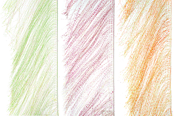 Senyo's Predator Wrap, Pearl - Barred colors side by side