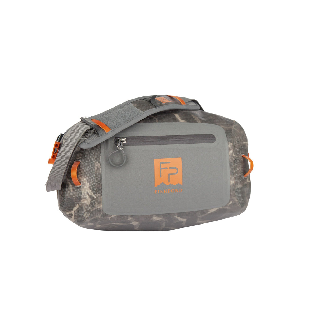 Fishpond Thunderhead HD Lumbar Pack, Shadowcast Camo, front view