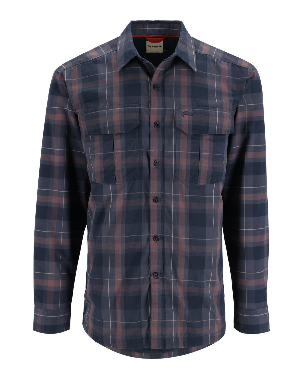 Simms Coldweather Shirt - Dolomite Logan Plaid