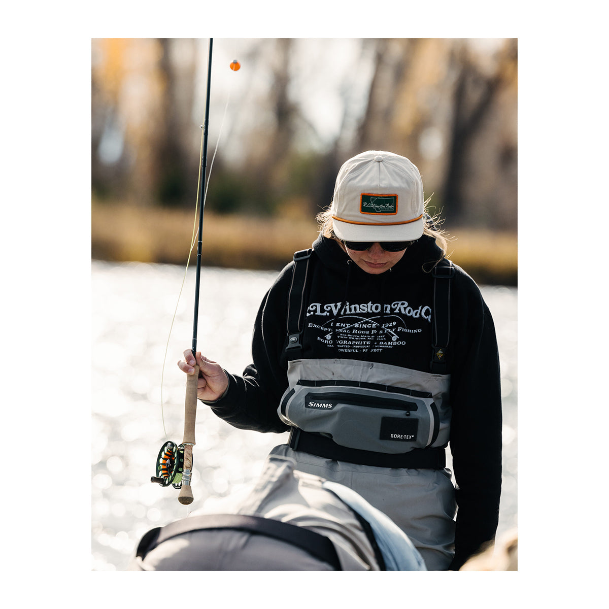 R.L. Winston Powerful/Perfect Cotton Hoodie Black