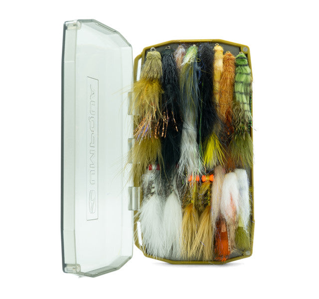 UMPQUA FOAM LARGE STREAMER FLY BOX - OLIVE