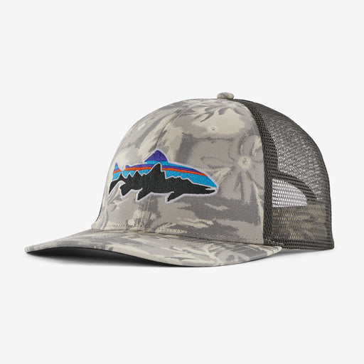 Patagonia Fitz Roy Trout Trucker Hat - Cliffs and Waves Natural