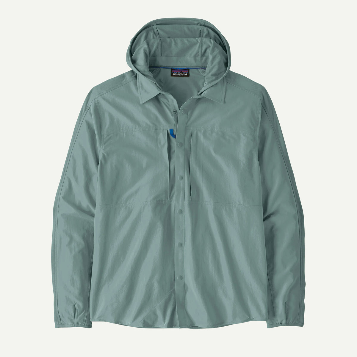 Patagonia River Rambler Hybrid Sun Hoody - Blue Sage