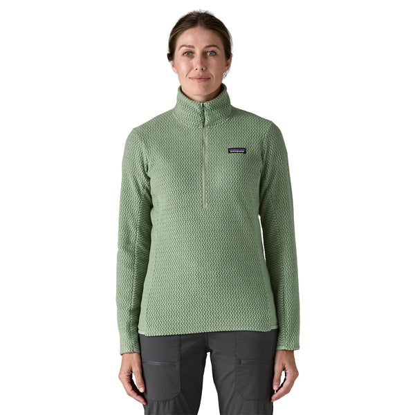 Patagonia Women's R1 Air Zip Neck - Ellwood Green | Motor City Anglers