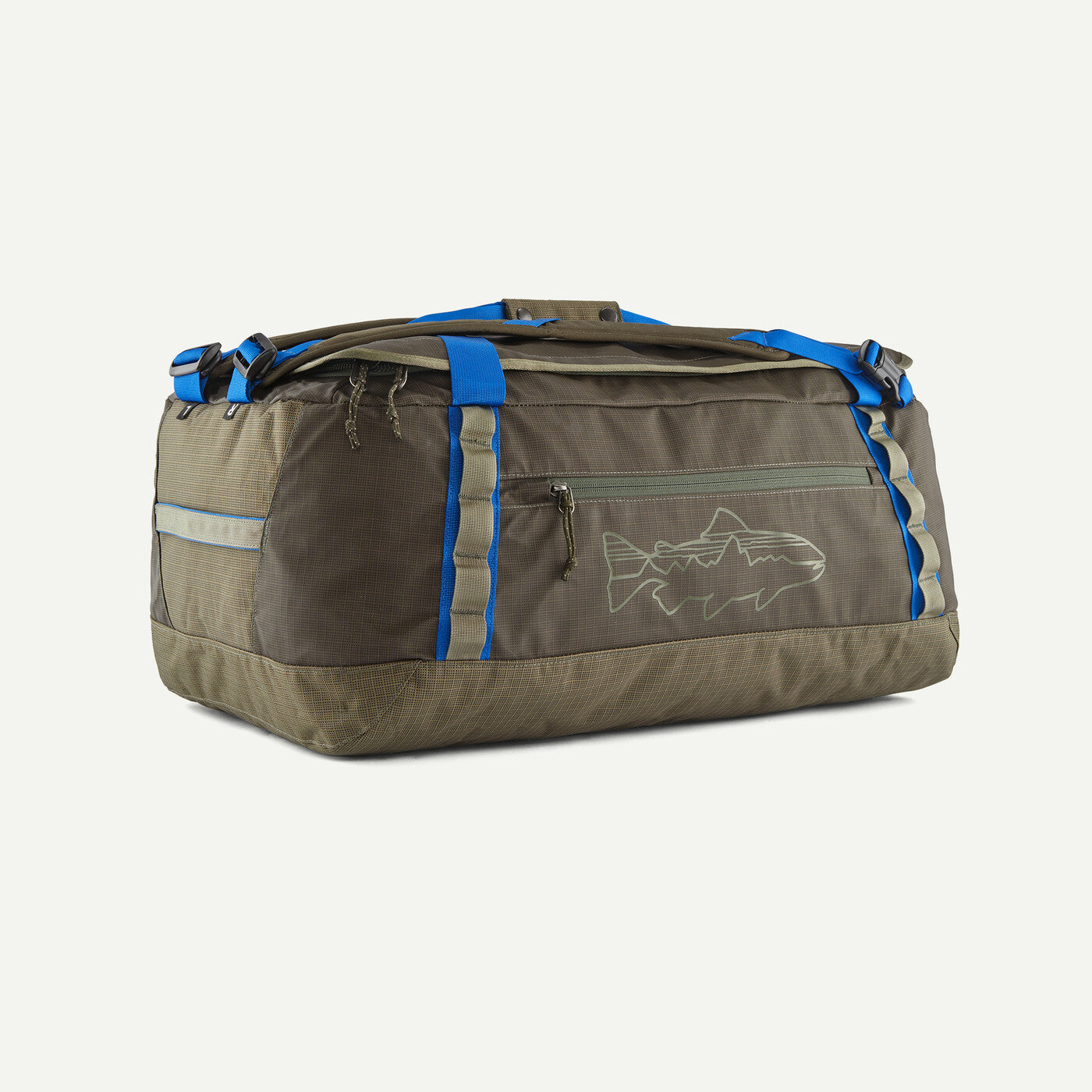patagonia skid plate duffel Black Hole Vessel Blue / 40L while compression straps in the main compartment help keep your belongings secure Patagonia - Black Hole Duffel
