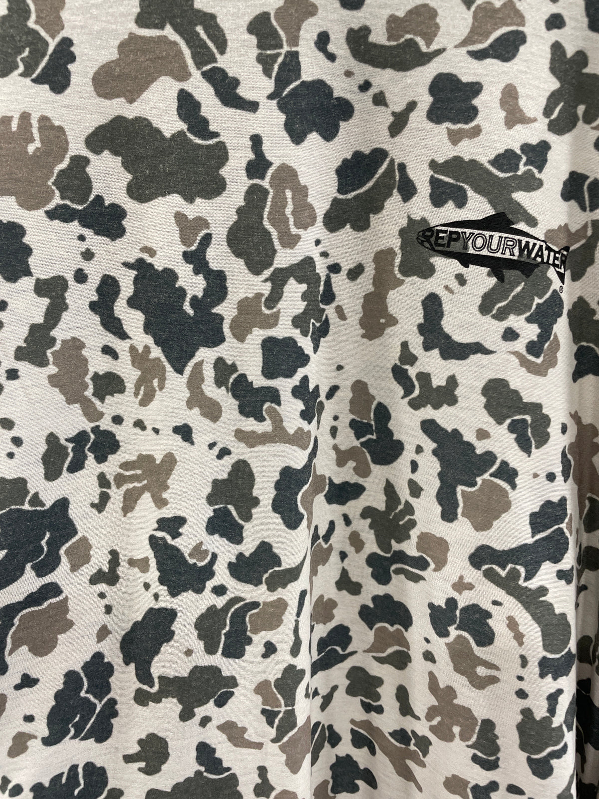 Rep Your Water Retro Camo Merino Blend Sun Hoody