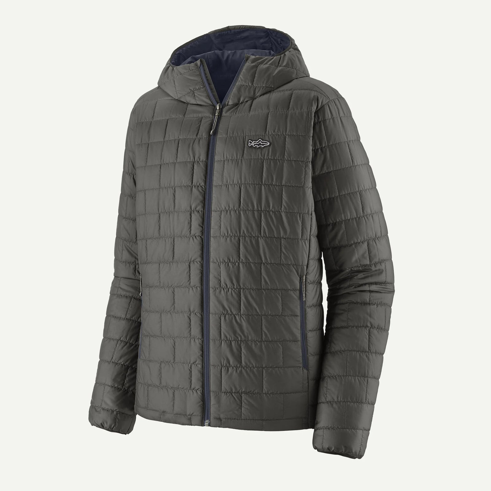Patagonia Nano Puff Fitz Roy Trout Hoody - Forge Grey