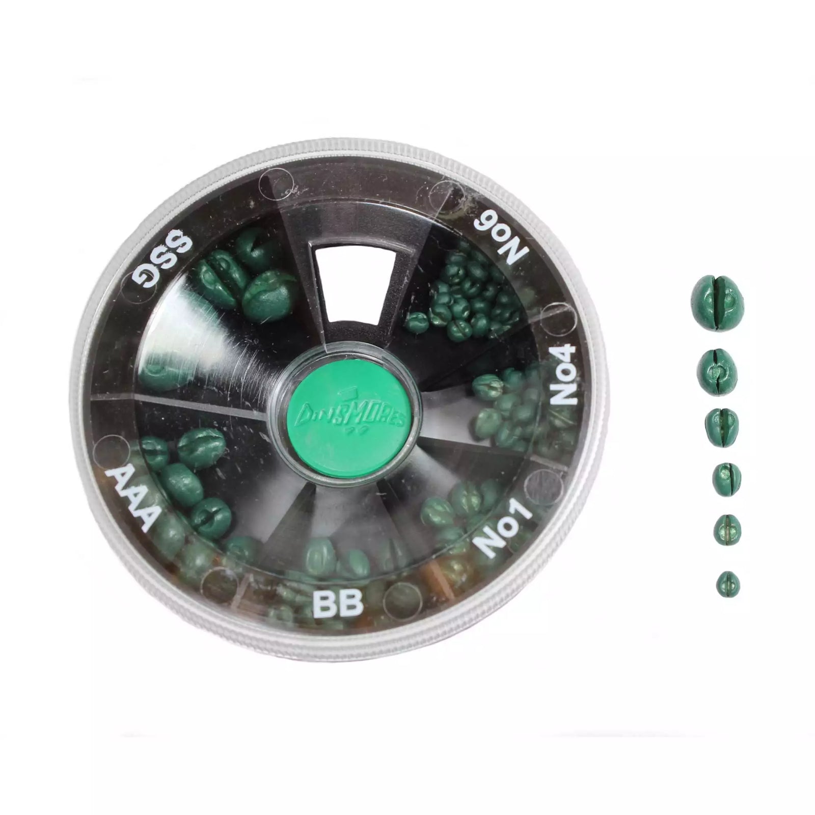 Dinsmore Egg Tin Split Shot Dispenser