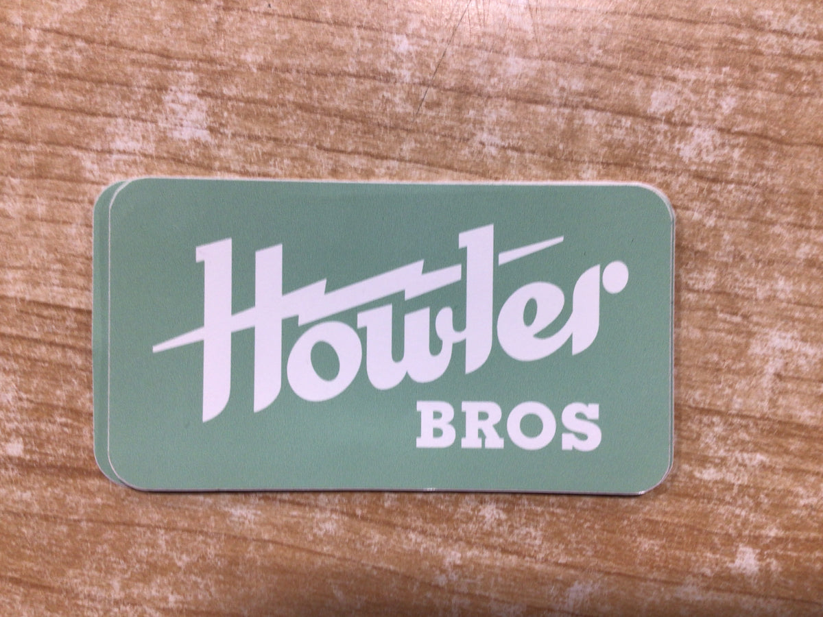 Howler Brothers Green Sticker