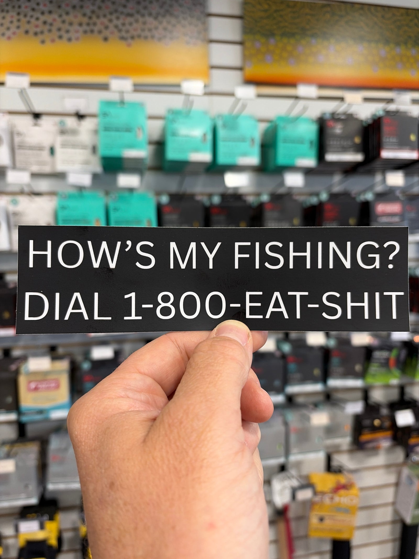 Eat Shit Sticker