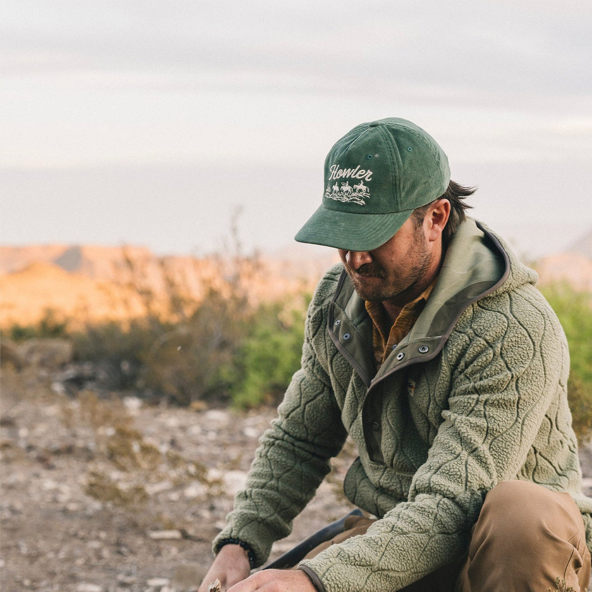 Howler Posse Standard Hat - Forest Corduroy