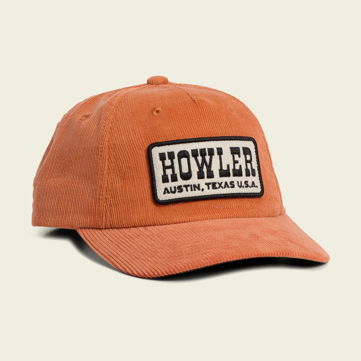 Howler Slab Standard Hat - Orange Corduroy
