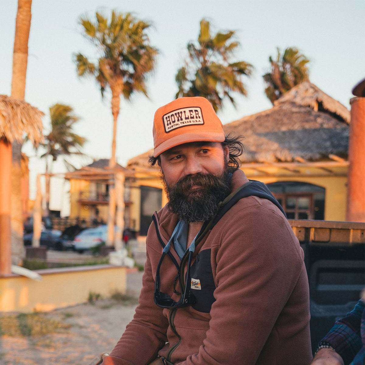 Howler Slab Standard Hat - Orange Corduroy