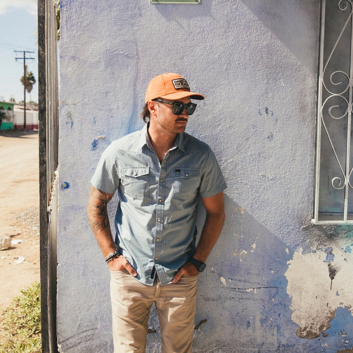 Howler Slab Standard Hat - Orange Corduroy