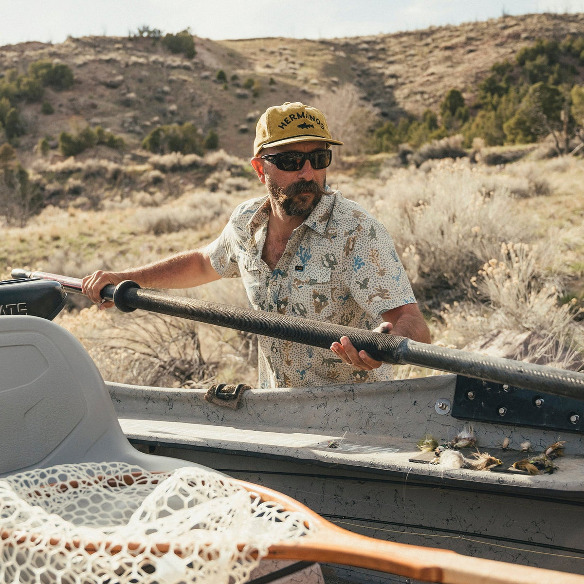 Howler Brothers Hermanos Snapback - Old Gold Corduroy