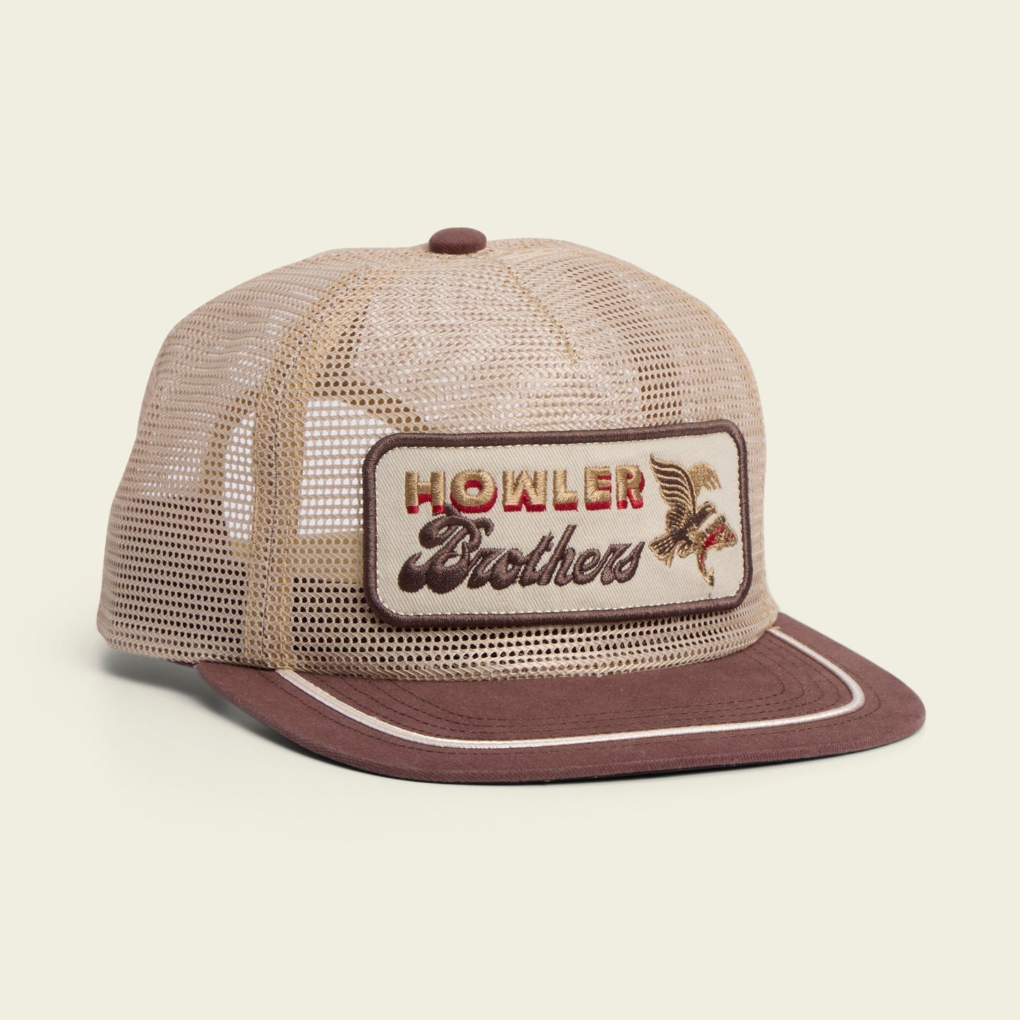 Howler Brothers Osprey Prey Feedstore Snapback - Khaki / Brown