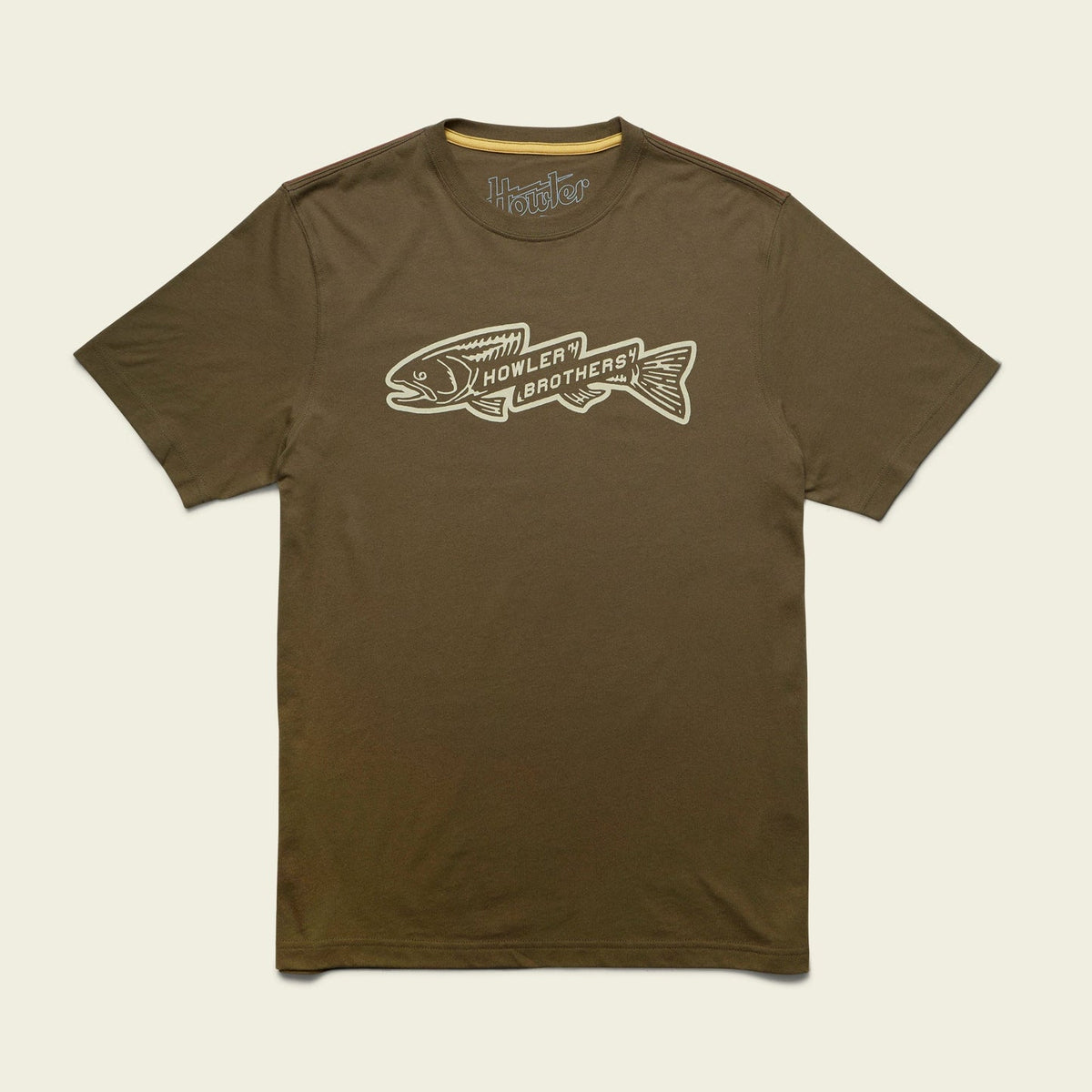 Howler Brothers Trout Bolt T Shirt - Ivy Green