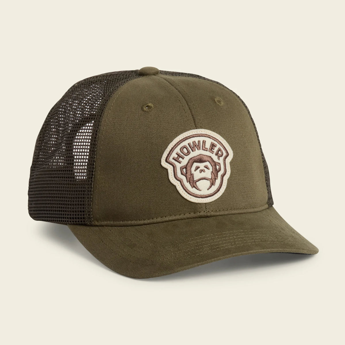 Howler Brothers El Mono Badge Hat - Rifle Green