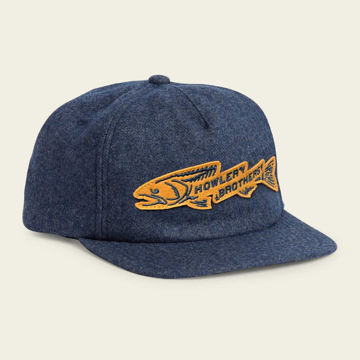 Howler Brothers Snapback - Trout Bolt : Navy Heather
