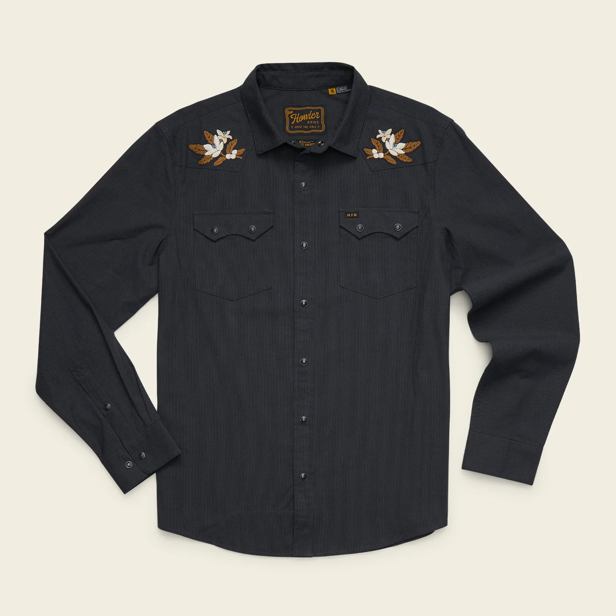 Howler Brothers Crosscut Deluxe Orange Blossoms : Antique Black