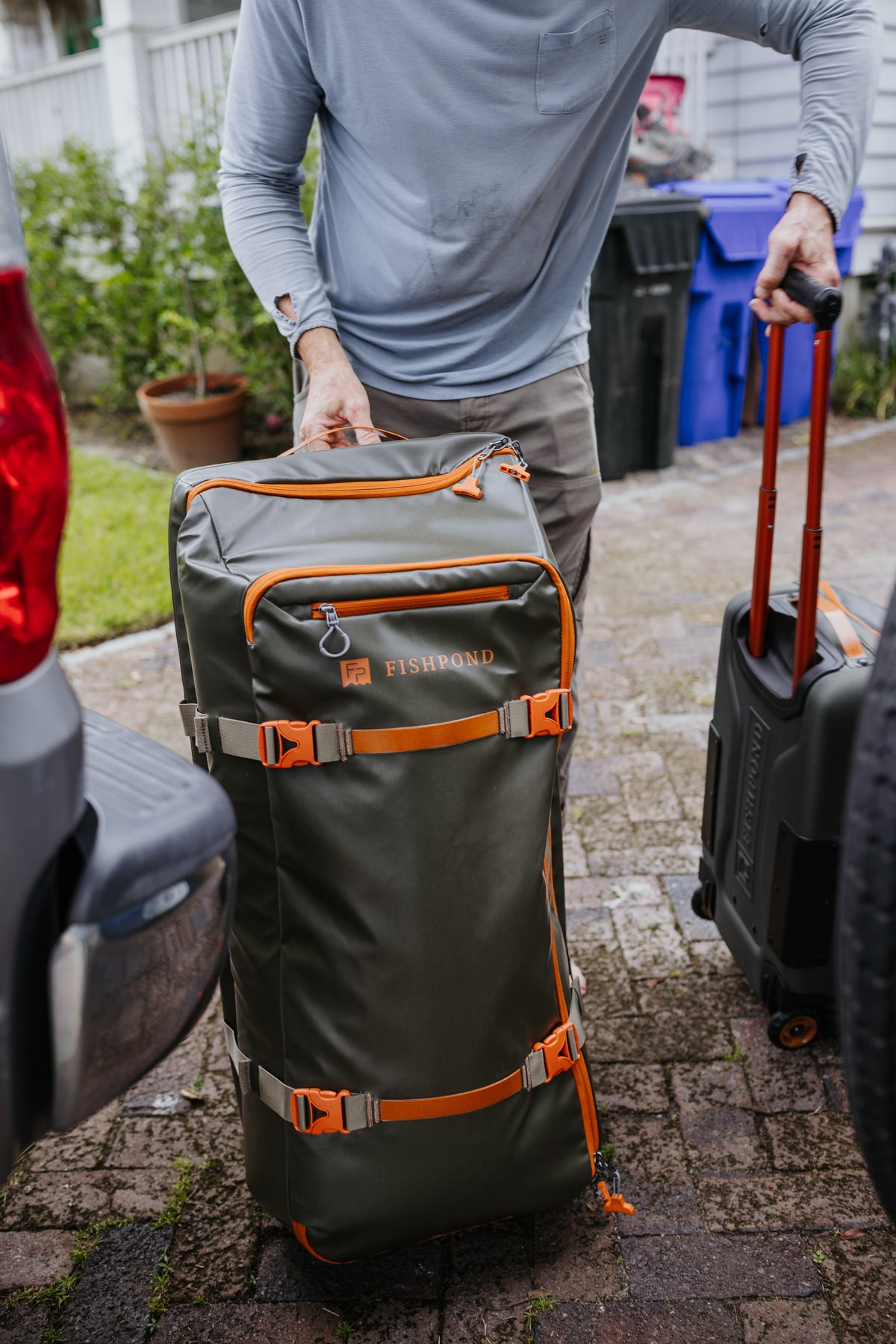 Fishpond Stormshadow Large Rolling Duffel - Green