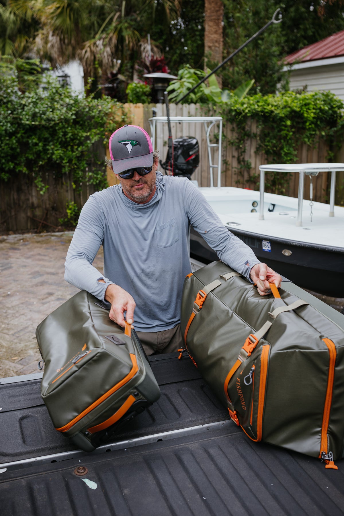 Fishpond Stormshadow Large Rolling Duffel - Green