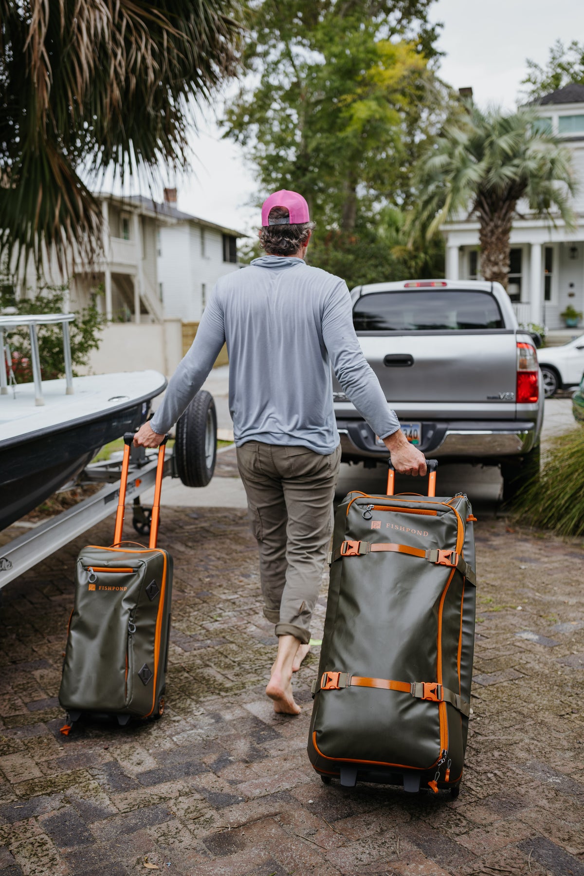 Fishpond Stormshadow Rolling Carry-On - Green