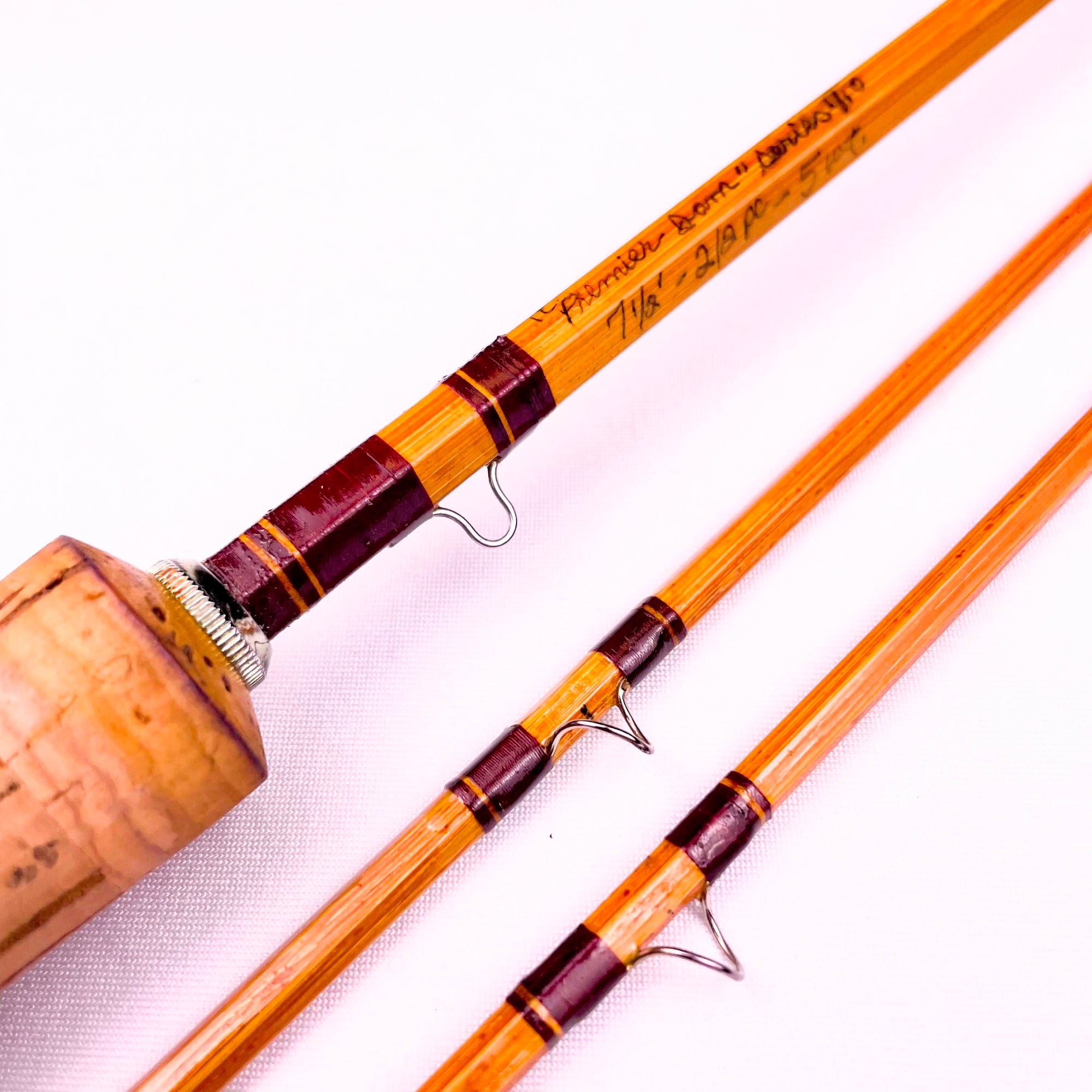 J A McCray 7' 6" 5WT Bamboo Fly Rod