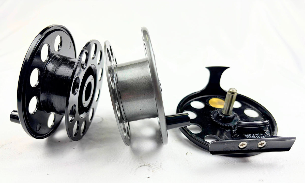 Ross Reels Fly Start Black Reel and Titanium Spool #3
