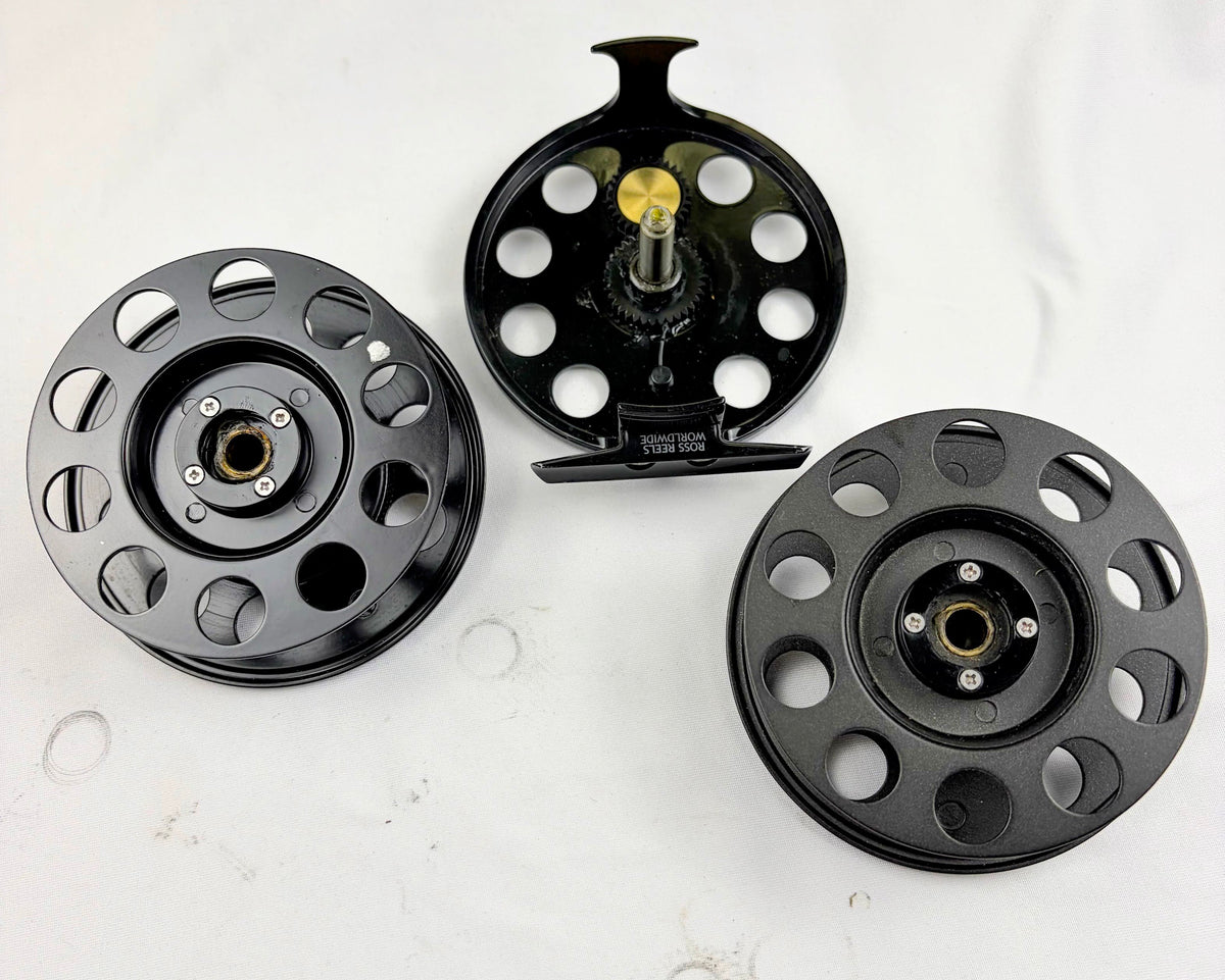 Ross Reels Fly Start Reel and Spool Black #4 (6-8WT)