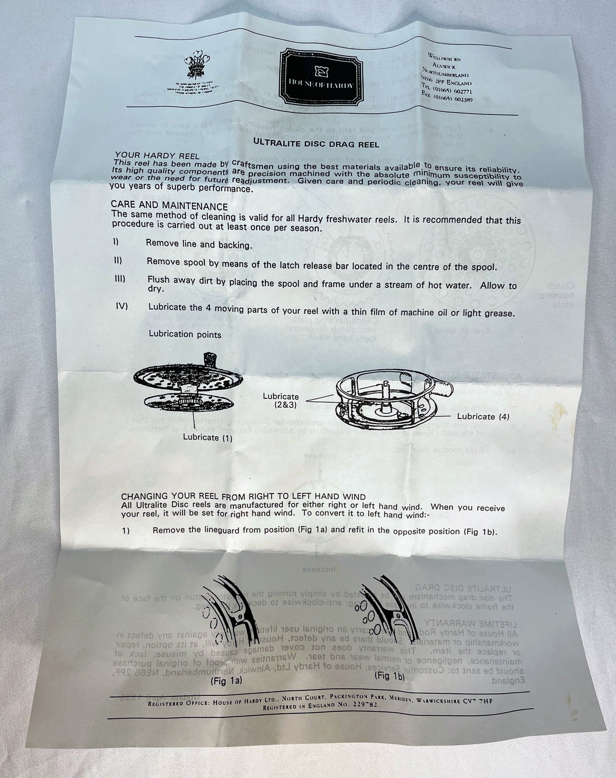 HARDY ULTRALITE DISC SALMON WITH SPOOL