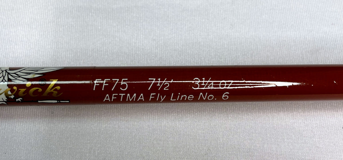 Fenwick FF75 - 7&#39; 6&quot; 6WT - 2 Piece Fly Rod