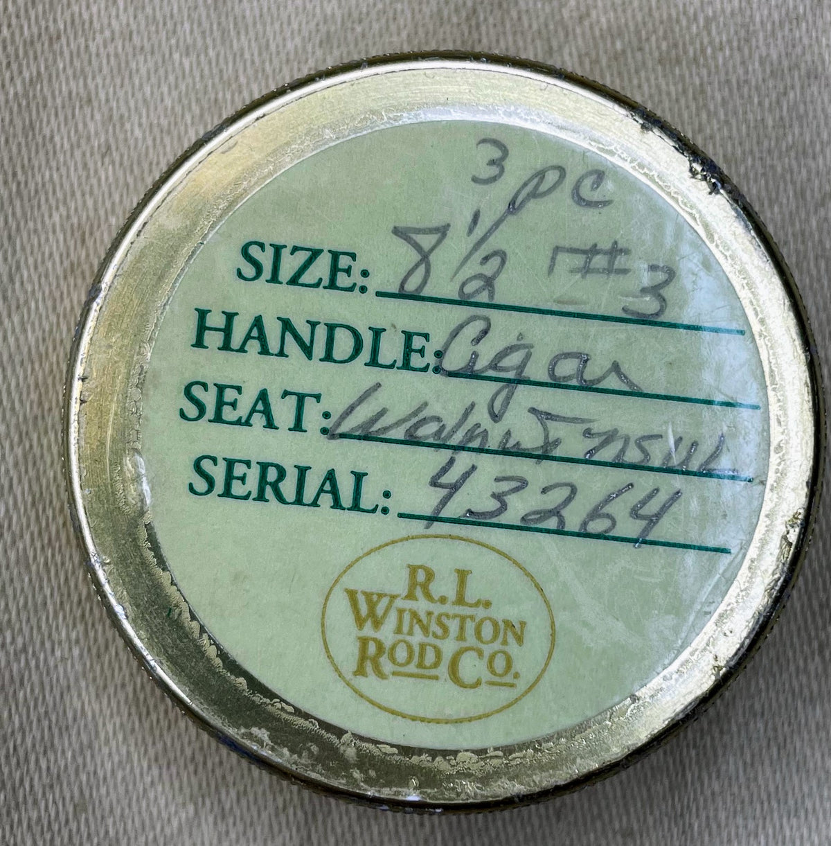 Winston IM6 8&#39; 6&quot; 3WT