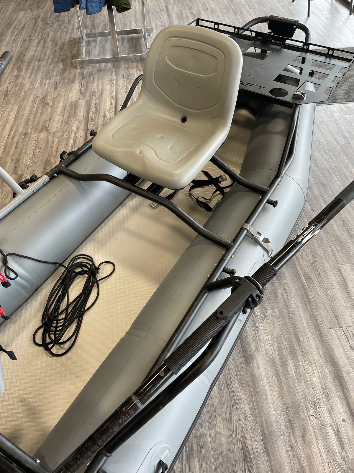 FLYCRAFT INFLATABLE FISHING BOAT: STEALTH FISHERMAN PACKAGE (2 MAN)