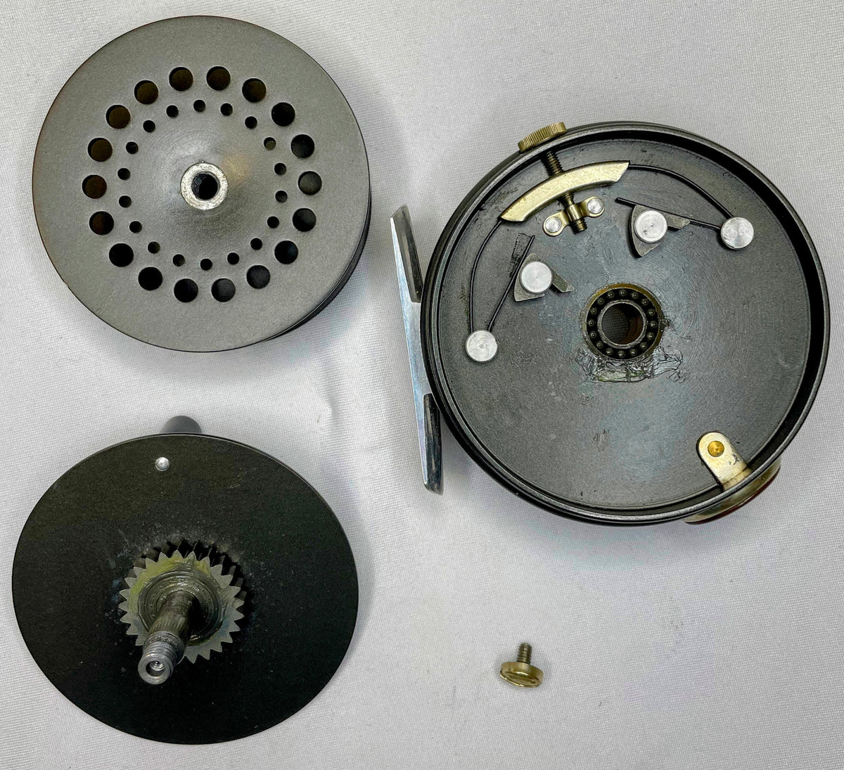 Hardy Perfect 3 1/8&quot; Fly Reel and 2 Spare Spools