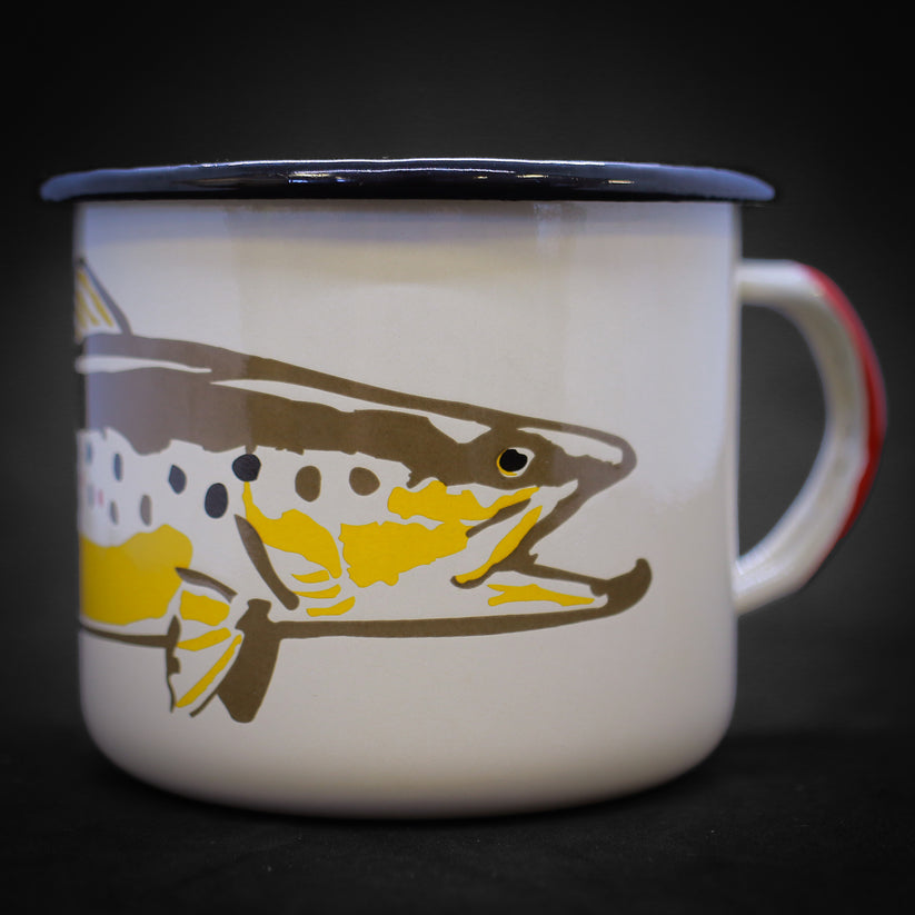 Rep Your Water Enamel Camp Mug - Big Trutta
