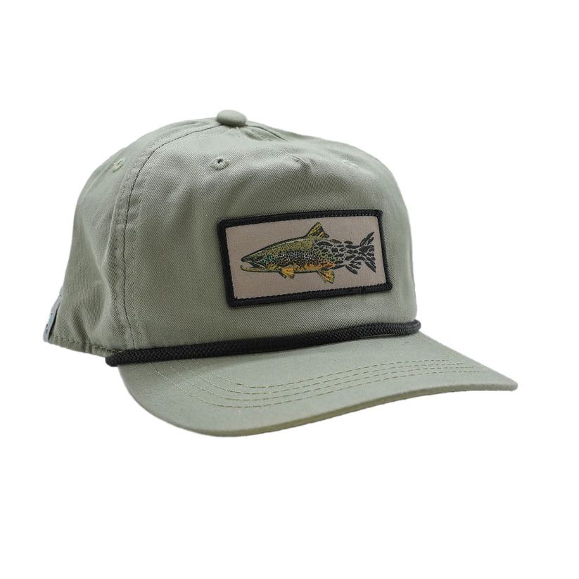 Rep Your Water Brown Snacks Hat