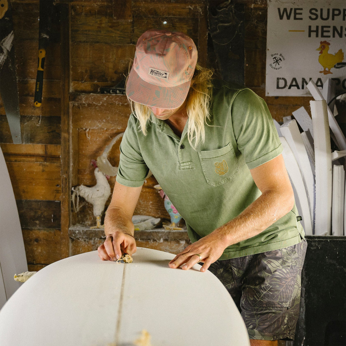 Howler Brothers Full Frondal Snapback - Dreamsicle