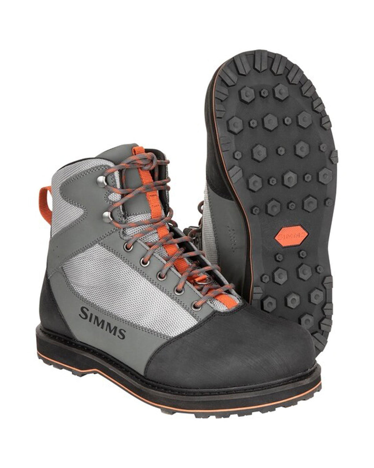 Simms Tributary Boot - Rubber Striker Grey 14