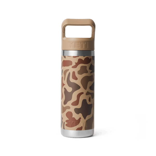 YETI Rambler 18 oz Water Bottle STRAW CAP - Wetlands Camo | Motor