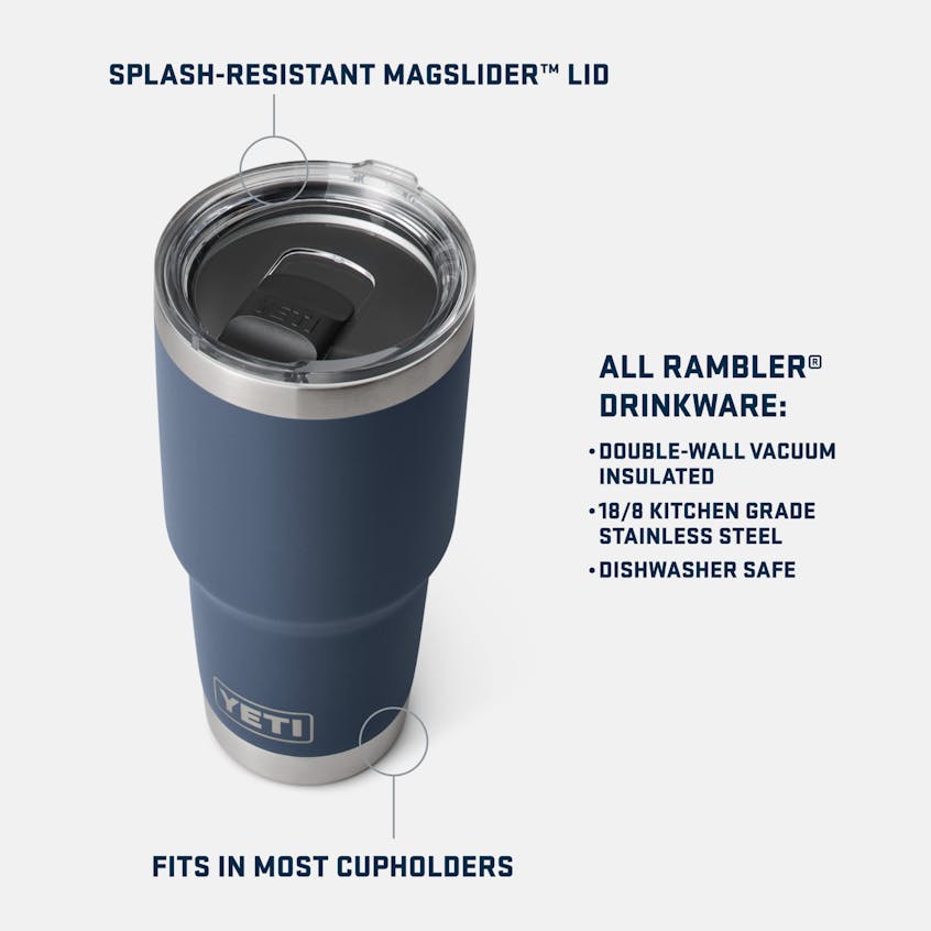 Rambler 30 oz Tumbler WITH MAGSLIDER LID