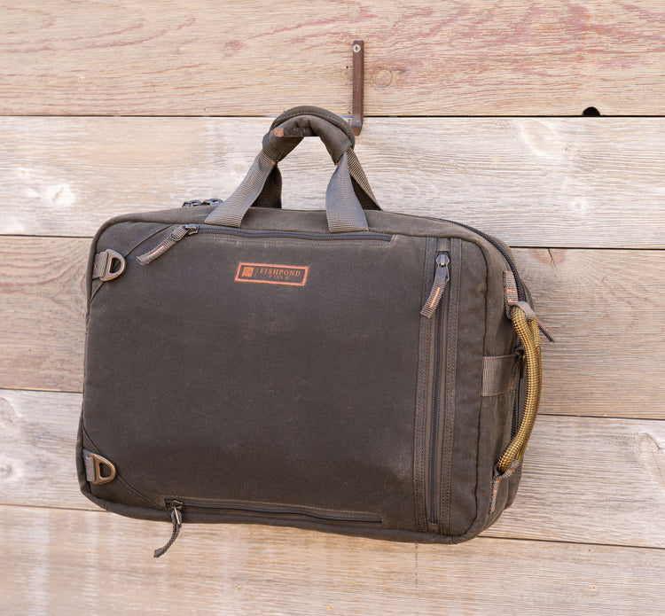 Fishpond Boulder Briefcase - Peat Moss