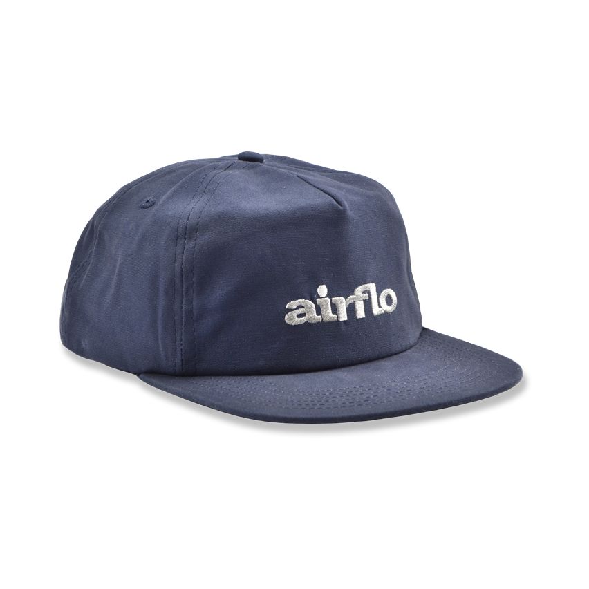 AIRFLO CANVAS FLAT BILL - NAVY