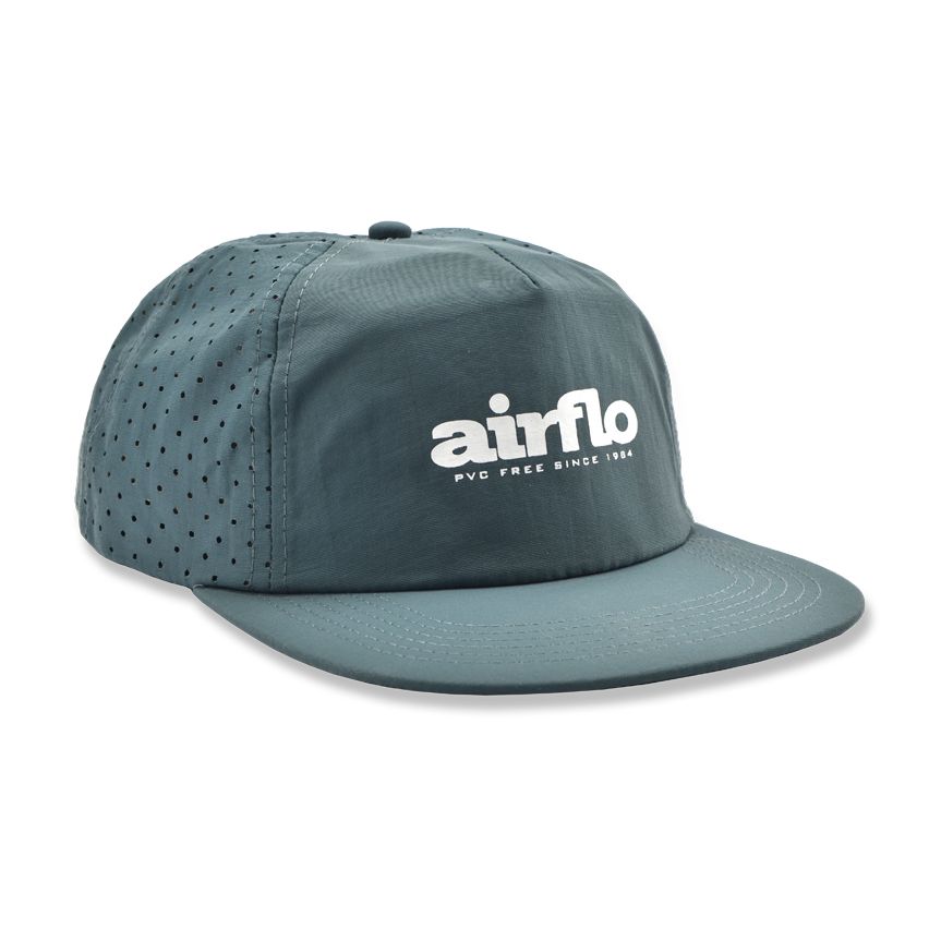 AIRFLO NYLON 5 PANEL LASER TECH HAT - SPRUCE