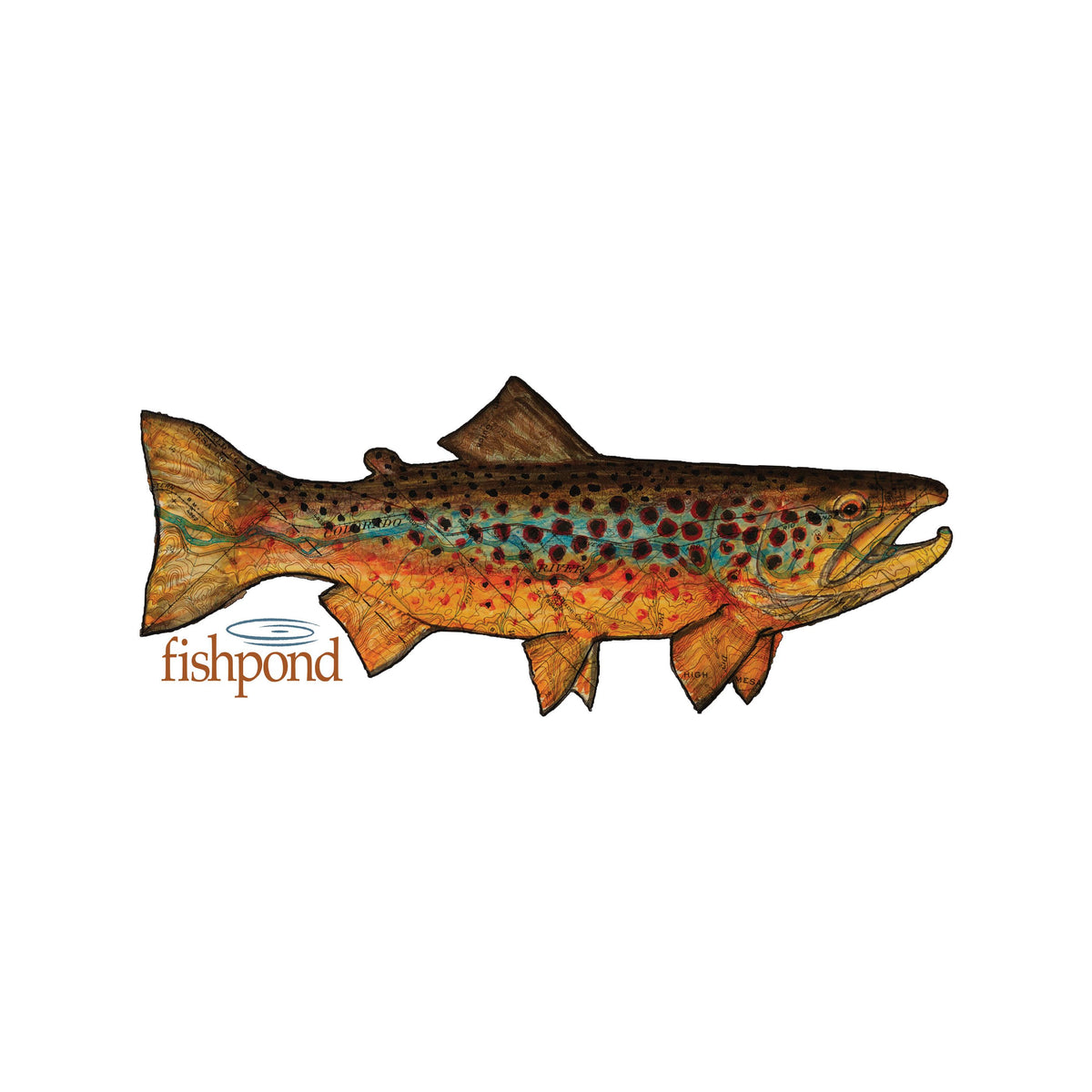 Fishpond Local Sticker 6&quot;