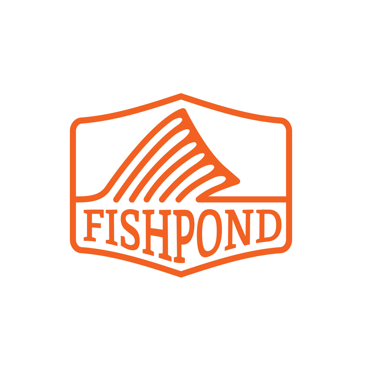 Fishpond Thermal Die Cut Sticker Dorsal Fin