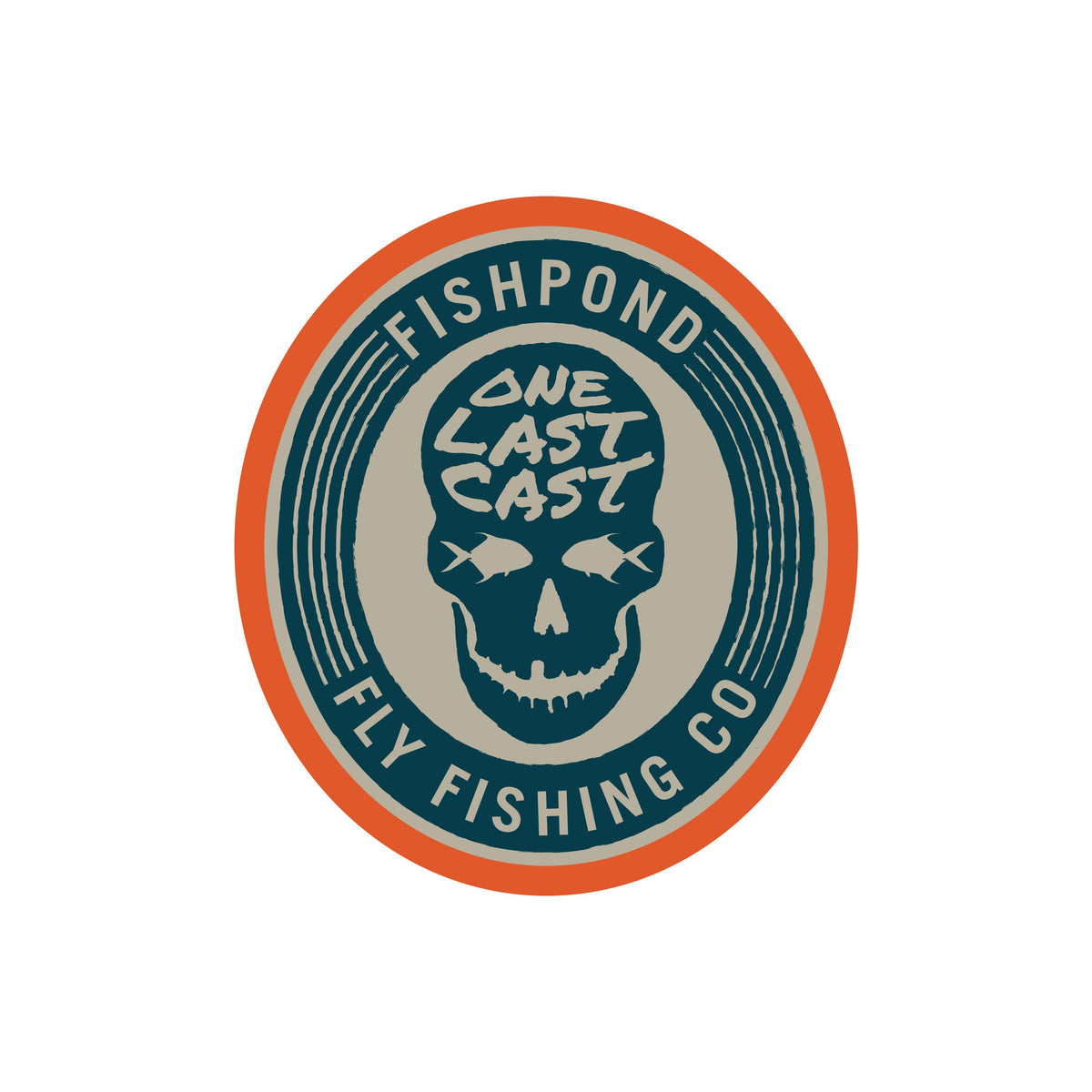 Fishpond Last Call Sticker 5&quot;