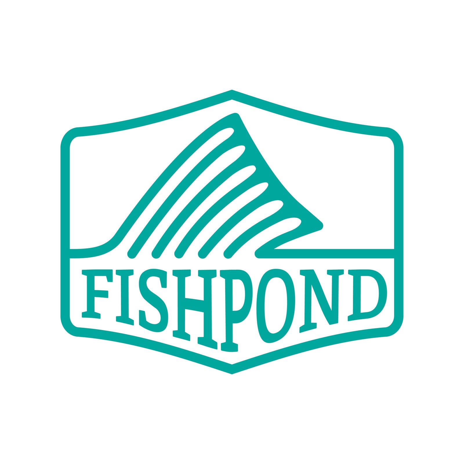 Fishpond Thermal Die Cut Sticker Dorsal Fin