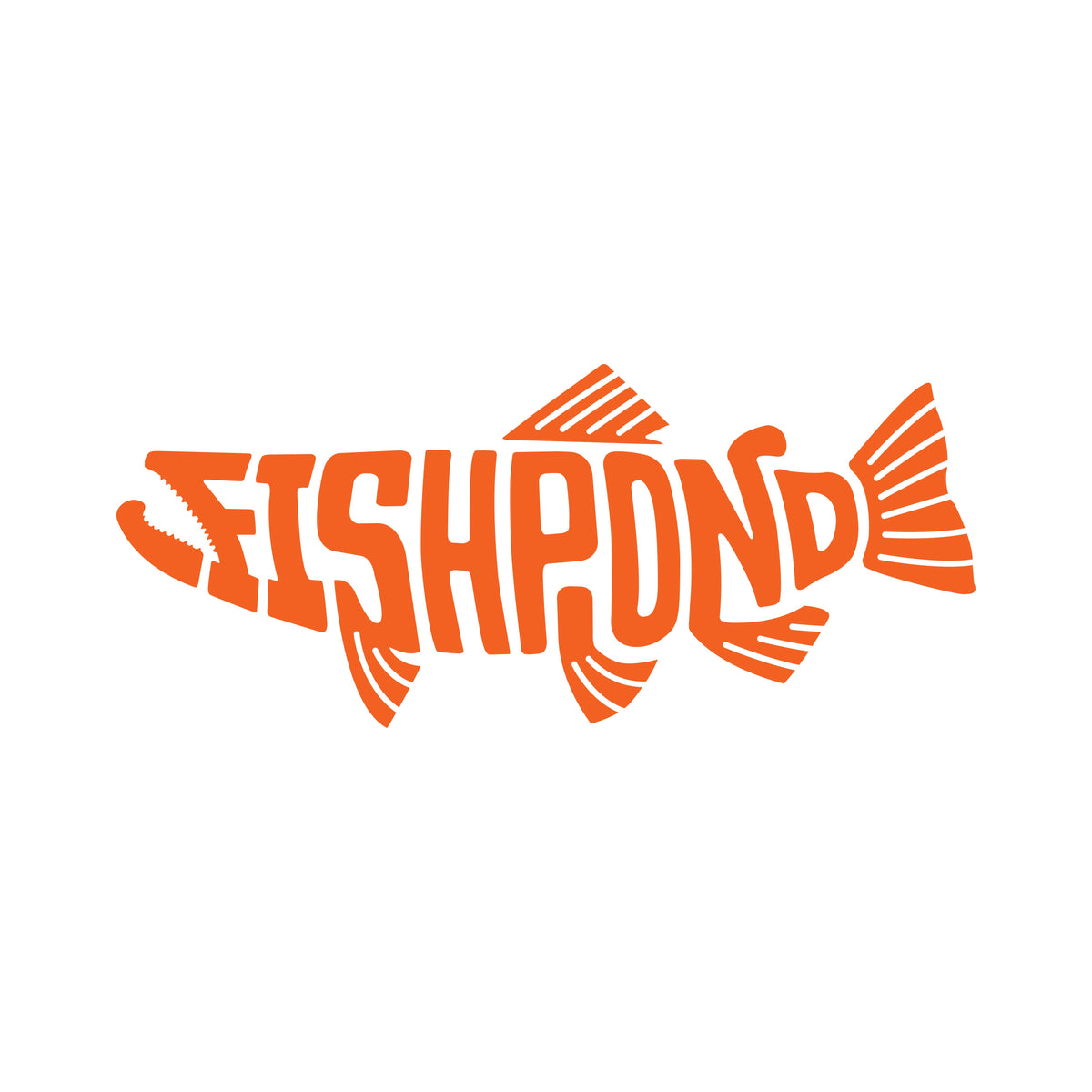 Fishpond Thermal Die Cut Sticker Pescado